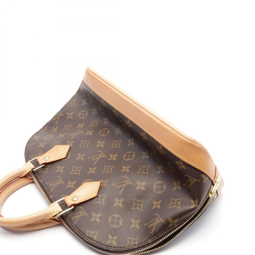 LOUIS VUITTON Alma PM Handbag Leather Brown - Picture 6 of 9